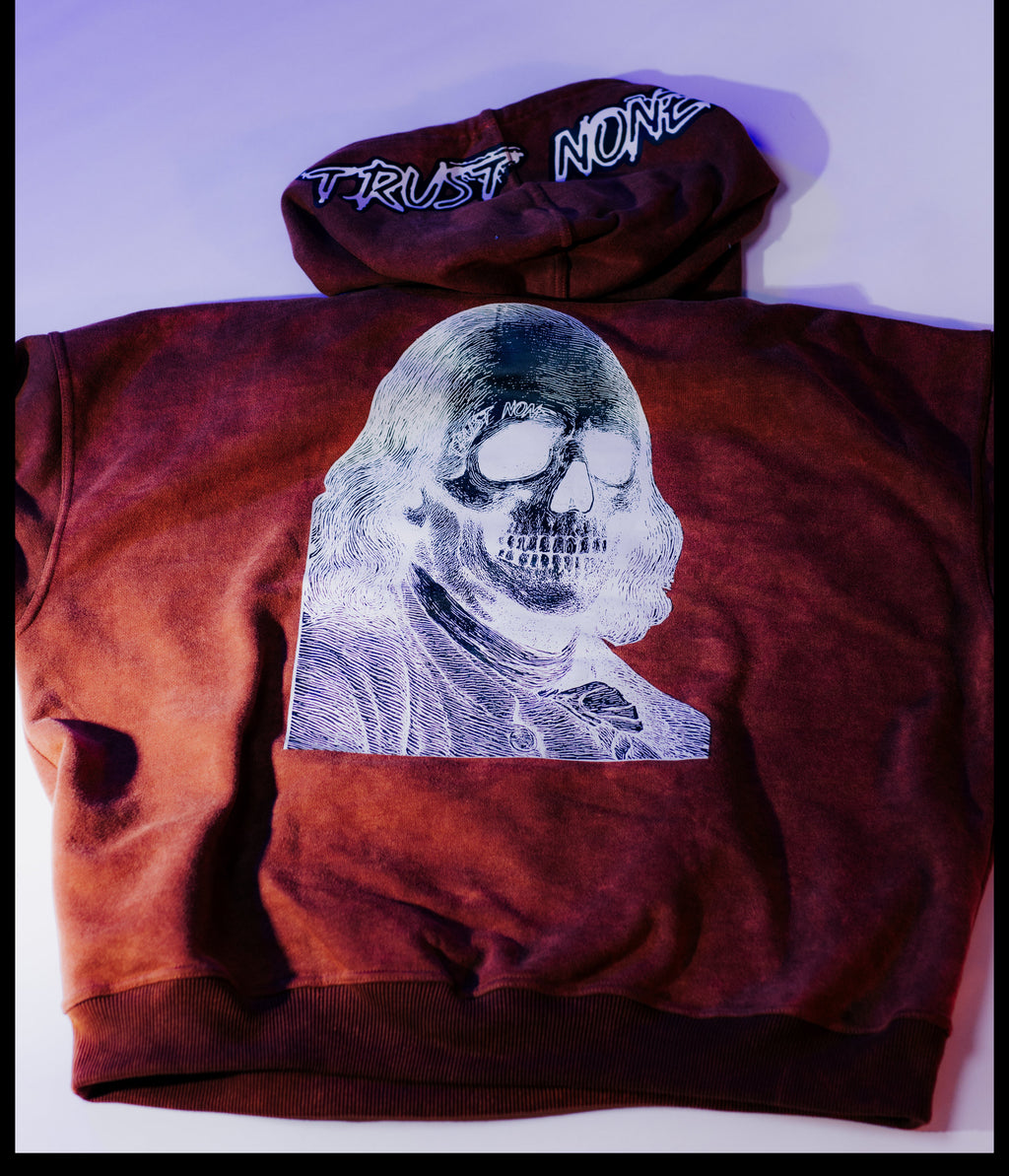 BROWN STONE WASH BENJI TRACKSUIT