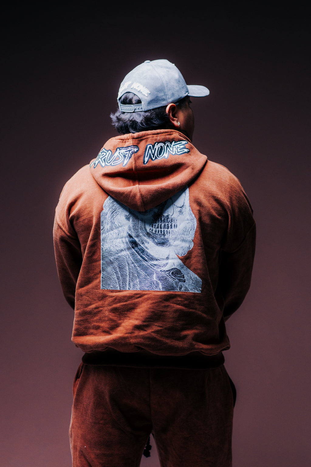 BROWN STONE WASH BENJI TRACKSUIT