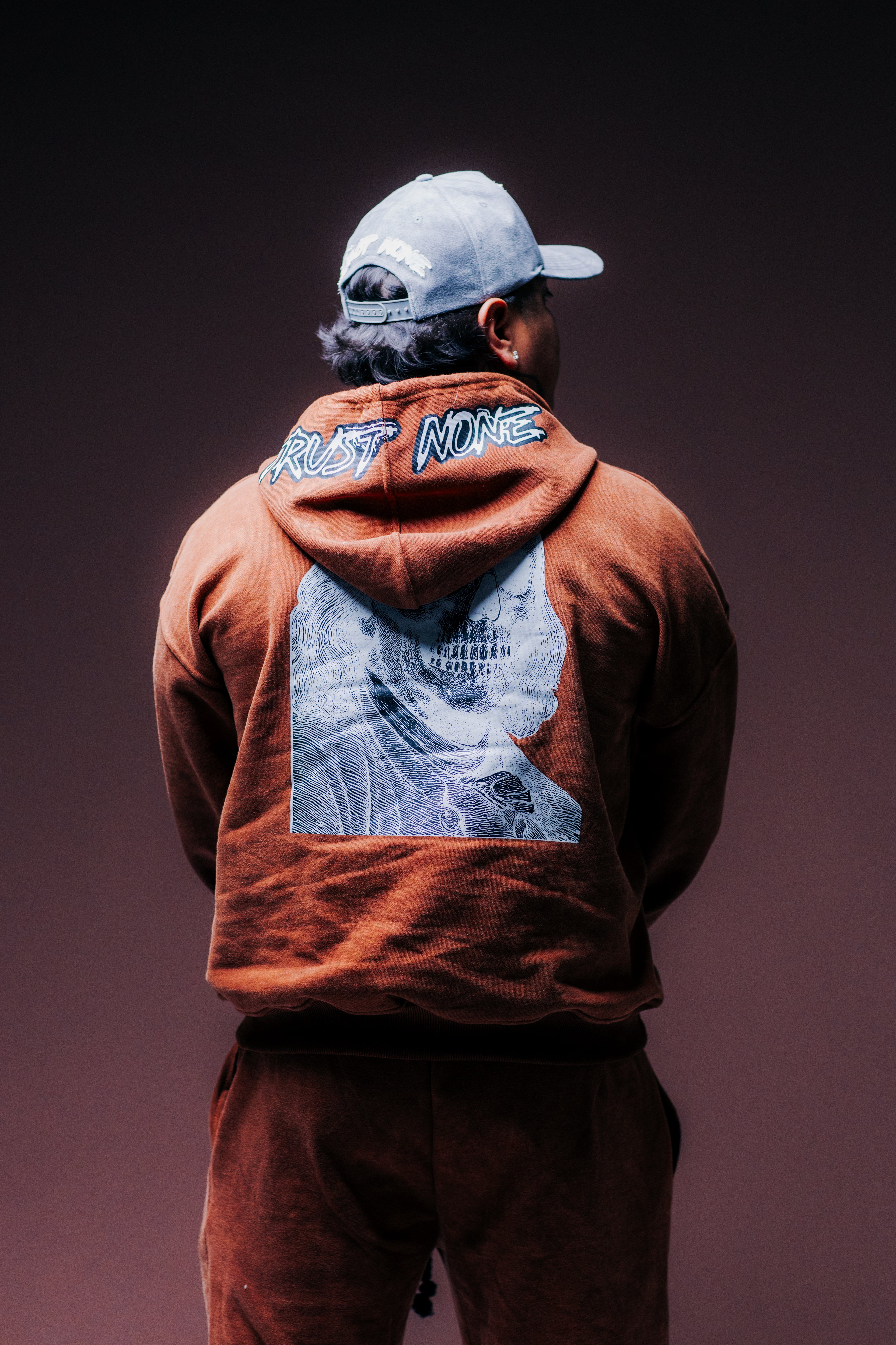 BROWN STONE WASH BENJI TRACKSUIT