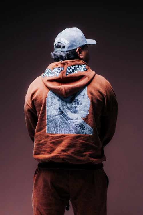 BROWN STONE WASH BENJI TRACKSUIT